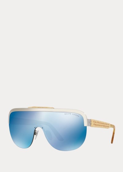 Oculos De Sol Ralph Lauren Woven Shield Mulher 42598-YIED